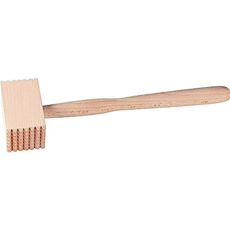 Fackelmann 31088 Fair Attendrisseur à Viande Bois de Hêtre Beige 31