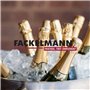 Fackelmann 49576 Étui réfrigérant pour Bouteilles, Pochette réfrigérante pour Bouteilles Sac Extensible pour rafraîchir Les Bout