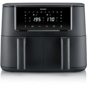 Friteuse sans huile SEVERIN - Airfryer FR2463 - Capacité 8L - Double cuve - 10 programmes - 2600W