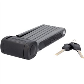 FISCHER FKS110 FKS110 Serrure pliable avec support et bandes Velcro antidérapantes Noir 110 cm