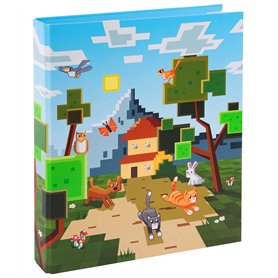 goldbuch 37 124 Classeur à anneaux Mein Game - Dimensions : 26 x 32 x 4 cm - Couverture en impression artistique - Classeur avec