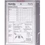 Burda B7171 Patron de Couture Renaissance 19 x 13 cm, 36-50