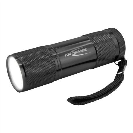 ANSMANN Mini lampe de poche LED COB (1 pce) – Petite lampe de poche pour randonnée