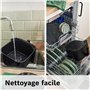 Coffre fort - noir - incl. support de montage et 2 clés (22