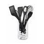 Lurch 240613 Smart Tool Essential Set d'ustensiles de cuisine 100% silicone platine sans BPA avec noyau en nylon (cuillère, spat