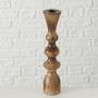 Boltze Casconda 2008576 Lot de 2 bougeoirs en Bois Style bohème