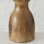 Boltze Casconda 2008576 Lot de 2 bougeoirs en Bois Style bohème