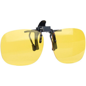 infactory Surlunettes à clip pour conduite nocturne - Rondes