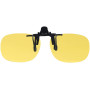 infactory Surlunettes à clip pour conduite nocturne - Rondes