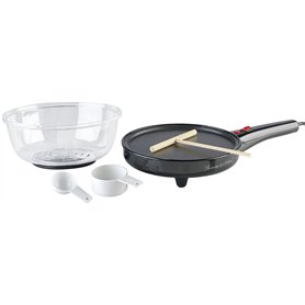 Poêle électrique pour pop-corn et crépiêre 800 W/Ø 20 cm [Rosenstein & Söhne]
