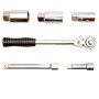 BGS Diy 137 | Jeu d’outils pour bougies d’allumage | transmission 10 mm (3/8") | 6 pièces