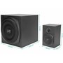 Speedlink Gravity LT Haut Parleurs PC Système sonore 2.1 Bluetooth - avec subwoofer en Bois, Système Enceintes Actifs 80 Watts, 