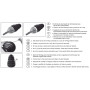 Febi Bilstein 27730 Soufflets de joint universels de remplacement Avec colliers de serrage métalliques