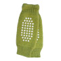 Cerf naturel - Protection de crabe - 100 % laine (kbT) avec stoppeurs (maigrün)