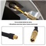 Original LÖWE Étui en cuir de qualité supérieure - 9809 - Marron - Pour sécateur de jardin avec clip ceinture pour le rangement