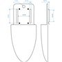 Original LÖWE Étui en cuir de qualité supérieure - 9809 - Marron - Pour sécateur de jardin avec clip ceinture pour le rangement 