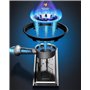 goobay 57866 Lot de 3 guirlandes lumineuses à 10 LED pour bouteilles/fonction minuteur/minuteur/avec piles dans le bouchon / 1 m