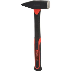 KS Tools 142.1401 Marteau de mécanicien Manche fibre 1 kg