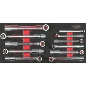 Module de clés a pipe débouchées - 6 pans