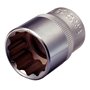 KS Tools 922.1624 - Douille 12 pans - 1/2'' - 24 mm - Gamme ULTIMATE® - Système FlankTraction - En Chrome Vanadium - Finition ch