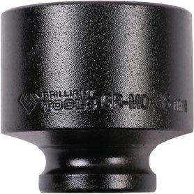 BRILLIANT TOOLS BT022683 Douille à chocs 12 pans 1/2" 36 mm