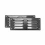 InLine Slatwall 23183A Support Mural Court pour Le système Slatwall, Montage Mural ou sur Table, Support de Bureau pour écran 13