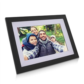 InLine WiFRAME 2 55821H Cadre photo numérique avec 3 cadres amovibles en bois de noyer WiFi 10