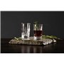 Leonardo Capri Stamper 022770 Lot de 4 verres à liqueur transparents avec aspect facettes, finition de qualité supérieure, conte