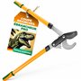 GRÜNTEK Coupe-branches Ébrancheur 76cm. Cisaille d’élagage à enclume et démultiplicateur de force. Sécateur de Jardin Puissant e
