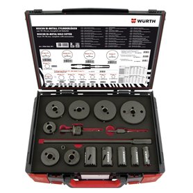 Würth Sysko 5964063291 Lot de 16 scies circulaires HSSCo8 19-76 mm