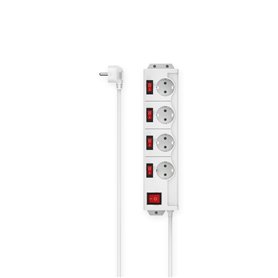 Hama Multiprise avec Interrupteur (Bloc 4 Prises Schuko 16A