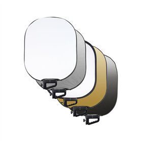 Rollei Réflecteur 5 en 1 Pliable 60 x 75 cm Diffuseur Lumiere Photo Léger et Compact 600 g pour Studio et Éclairage Extérieur av