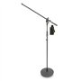 Gravity MS 2321 B - Pied Micro à Base Ronde et Perchette 2 Points