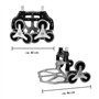 Dönges Chariot d'escalier robuste avec charge maximale de 75 kg | Diable pliable avec corde d'extension pour un maintien sûr | T
