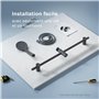 AM.PM F01TA022 Hit Ensemble de douche, colonne de douche, noir mat