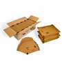 Lot de 100 enveloppes à bulles - Format A4 - Taille G/7 - G7 - Marron (250 mm x 350 mm) - Enveloppes rembourrées et autocollante