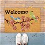 Inscription Welcome & Motif Cerisier