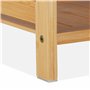 Relaxdays Support d'écran en Bambou, 5 tiroirs, réhausseur d'écran d'ordinateur et Laptop, HxLxP : 33x80x30 cm, Naturel