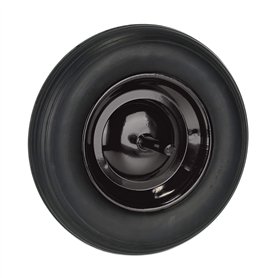 Relaxdays Roue de brouette 3.50-8 avec axe Fixe