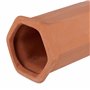Relaxdays Arrosage en Terre Cuite, Lot de 8, Bouteilles Pet 1,5 L, intérieur (Chambre) et extérieur (Balcon), Marron