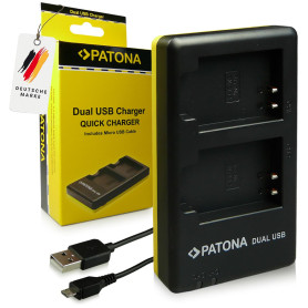 PATONA Chargeur Double pour EN-EL12 Batterie Compatible avec Nikon CoolPix AW120 S9500 S9700 P330