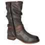 Mustang Femme 1139-624 Botte mi-Mollet, Gris (Graphit), 38 EU