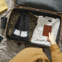 Welsberg 10 Pièces Sacs à Chaussures de Voyage, Pochette Étanche Grand Organisateur de Rangement de Chaussures avec Cordon de Se
