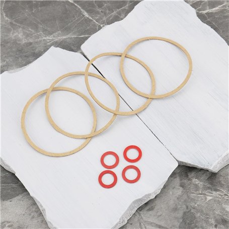 DasWas Lot de 2 Tickets Dorés - Bon Cadeau à Remplir soi-même avec autocollant à gratter - Sans gratter et cartes cadeaux à fair