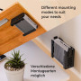 Mobilefox Support mural pour station d'accueil CalDigit TS3 Plus Thunderbolt Dock