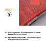 nean feu arrière à Dynamo pour vélo avec feu de Position, réflecteur et Homologation StVZO, réflecteur Grande Surface avec Symbo