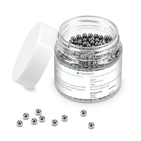 Navaris Perles de Nettoyage en Acier Inoxydable pour Bouteilles carafes - 1.000 Boules nettoyantes - Billes décanteur Vase Verre