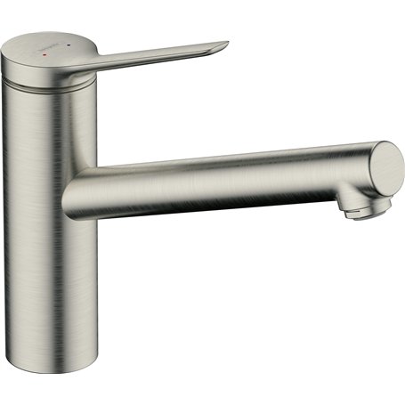 hansgrohe Zesis M33 - Mitigeur de cuisine basse pression avec douchette extractible métallique