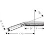 hansgrohe Raindance Alive Select S 24500000 Pommeau de douche 3 jets (PowderRain) rond 125 mm avec fonction anti-calcaire Chromé