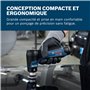 Bosch Professional 12V System Ponceuse orbitale sans fil GEX 12V-32 (inclus support plateau velcro 32 mm monté, support plateau 